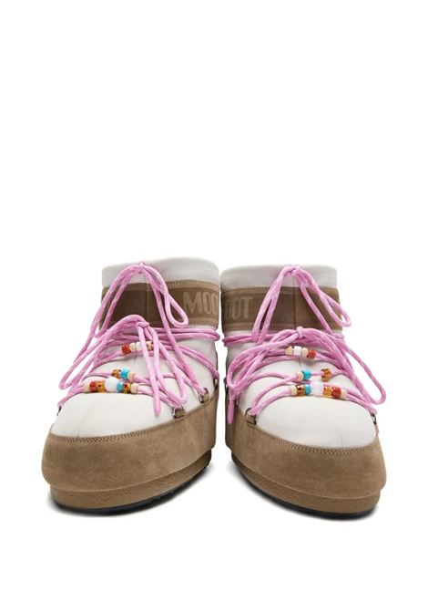 mb x gir icon low suede beads MOON BOOT | 80D1409730BL43